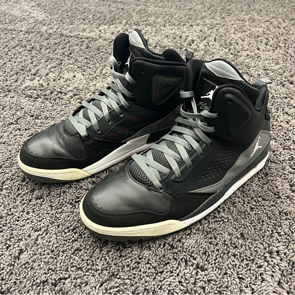 Jordan Flight SC-3 Anthracite Black Gray White 629877-015 High Top Size 12 - Picture 4 of 10
